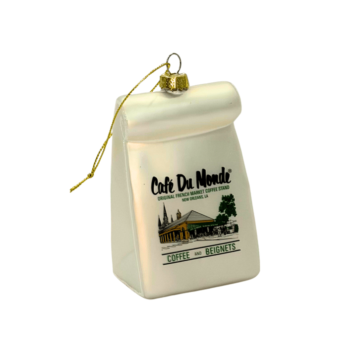 Nola Tawk Café Du Monde Beignet Bag Enamel Ornament - Little Miss Muffin Children & Home