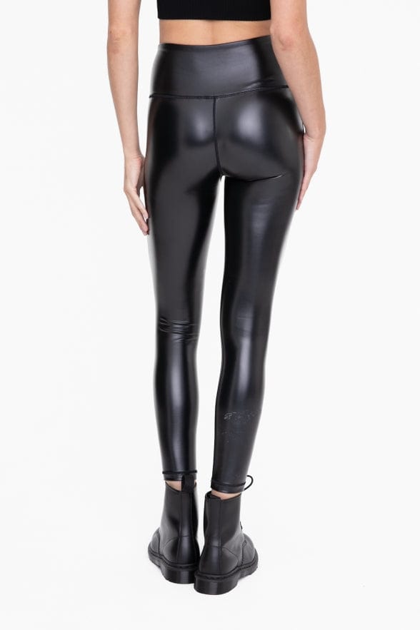 Mono B Mono B Glossy Liquid Highwaist Leggings - Little Miss Muffin Children & Home