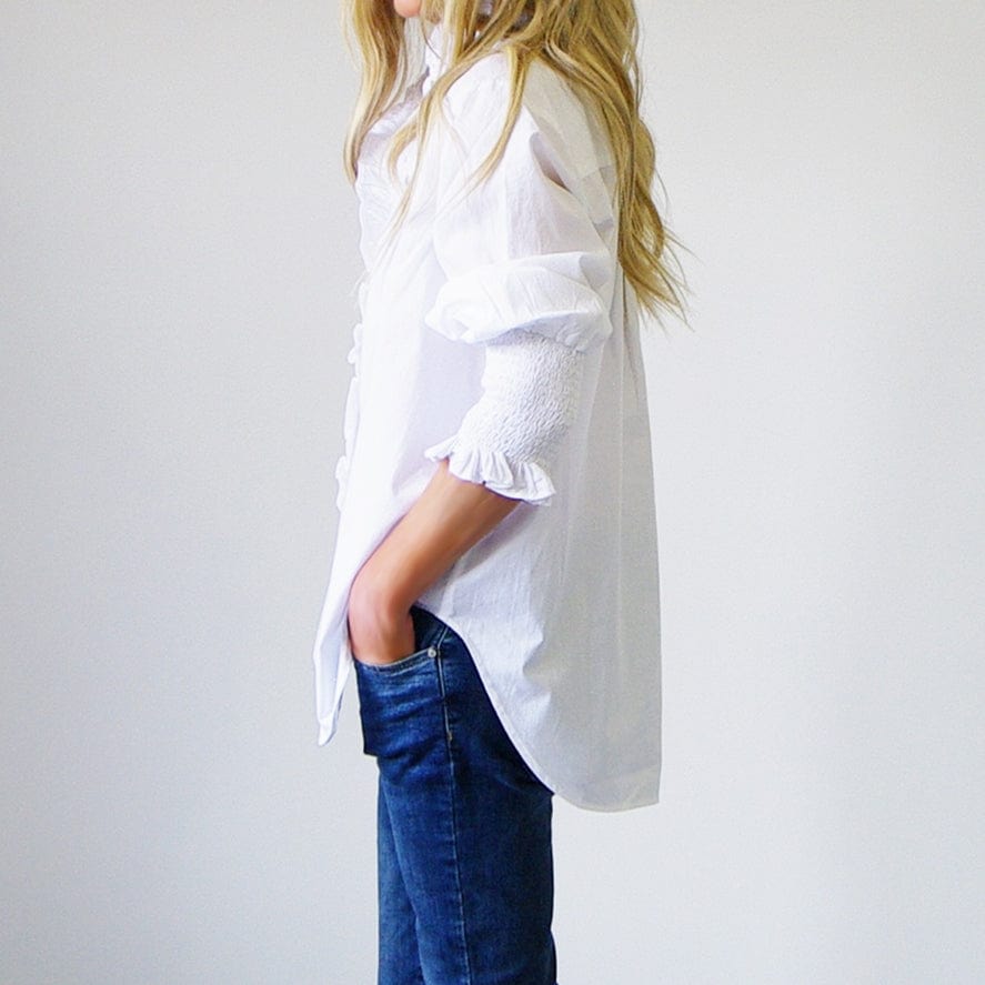 Who's Charlie Who's Charlie Poppy Cotton Poplin Shirt - Little Miss Muffin Children & Home