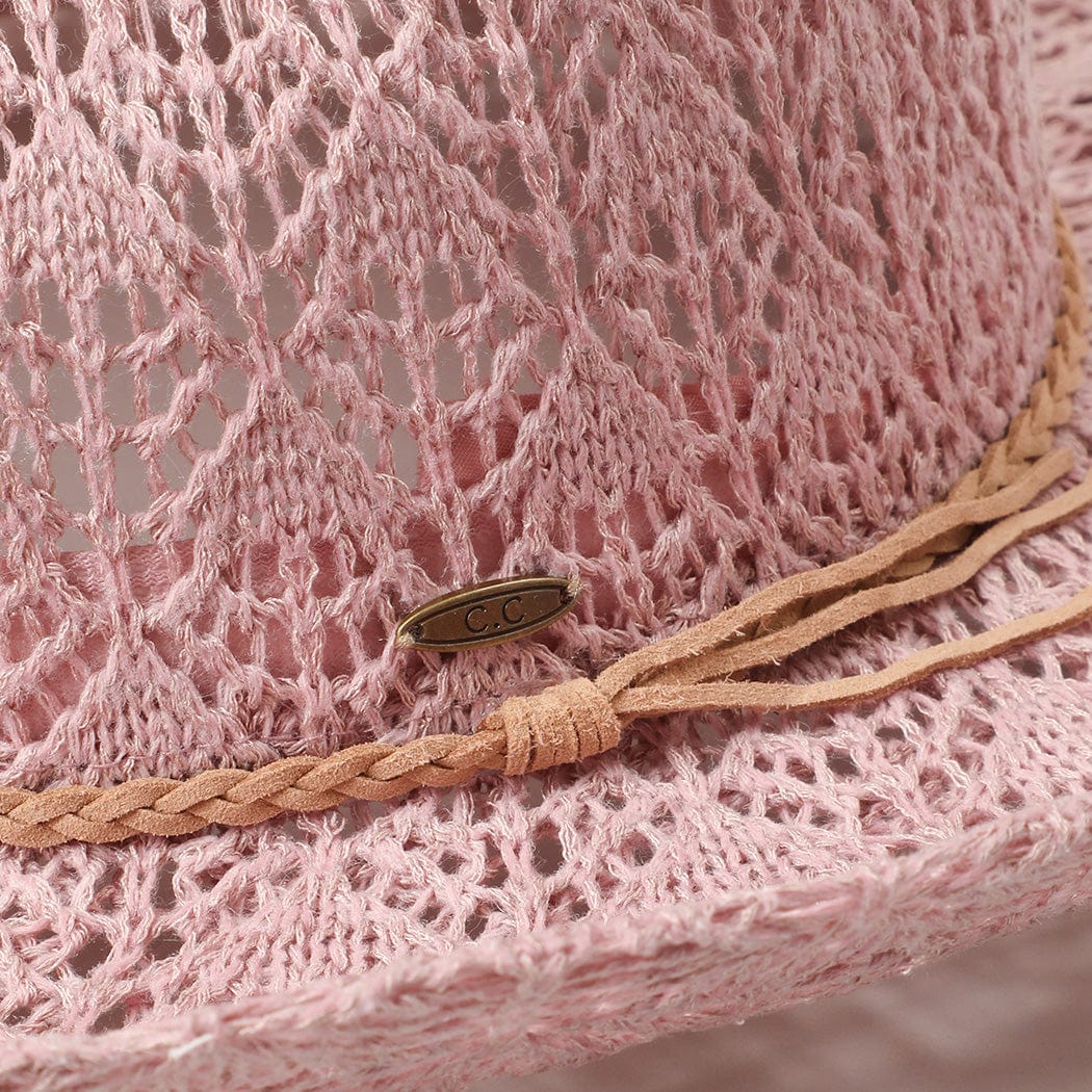 Fashion City Fashion City Lace Pattern Braided Band Deco Adjustable Sun Hat - Little Miss Muffin Children & Home