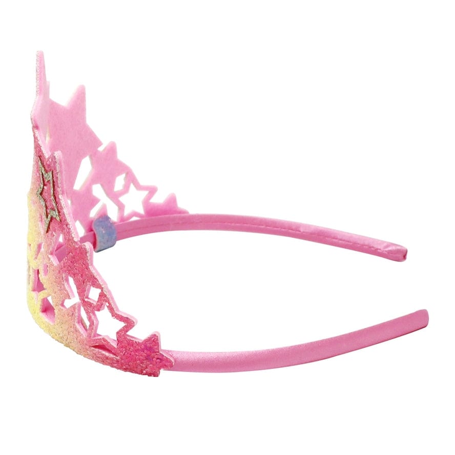 Pink Poppy Pink Poppy Unicorn Dreamer Rainbow Star Soft Glitter Crown - Little Miss Muffin Children & Home