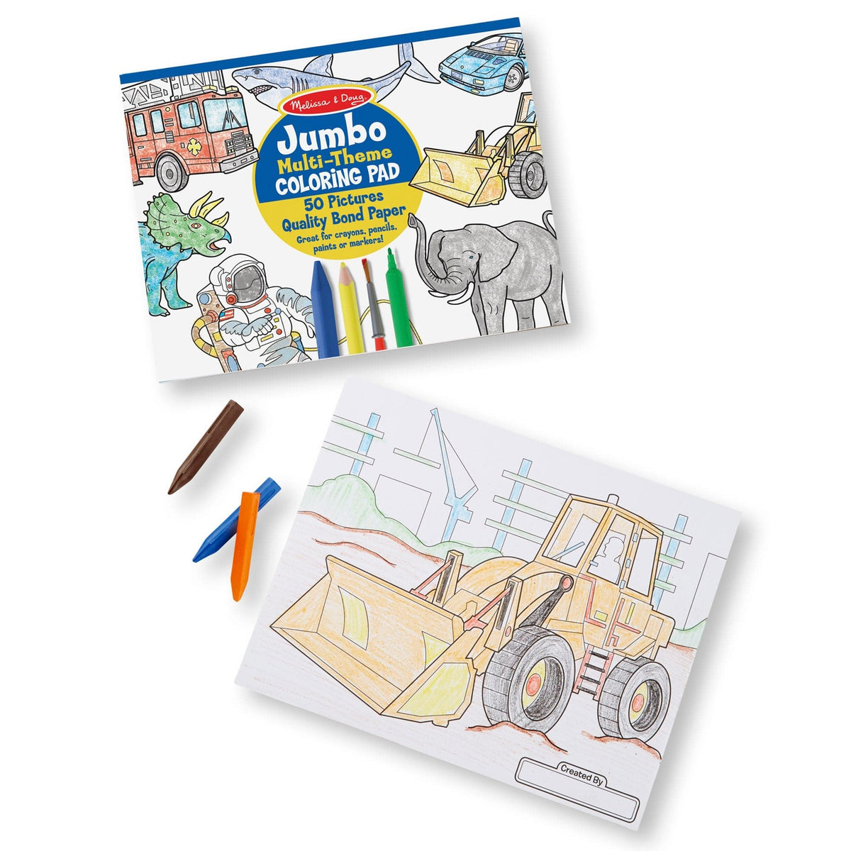 Melissa & Doug Melissa & Doug 11x14 Jumbo Coloring Pad Blue - Little Miss Muffin Children & Home