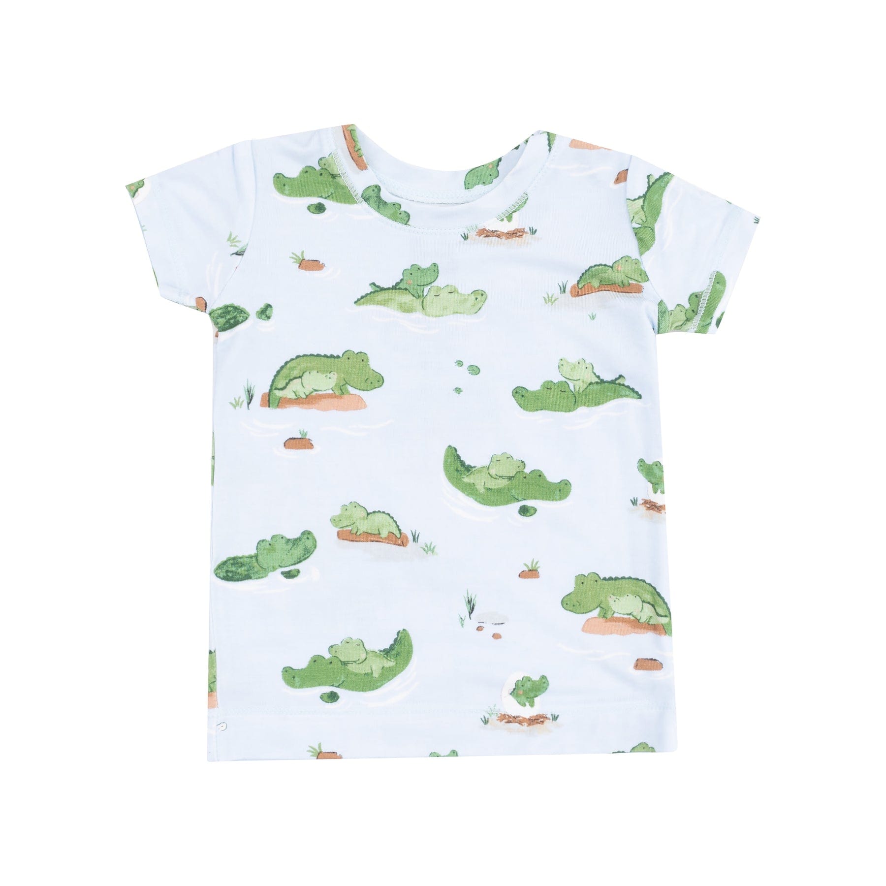 Angel Dear Angel DearAlligator Blue Loungewear Short Set - Little Miss Muffin Children & Home