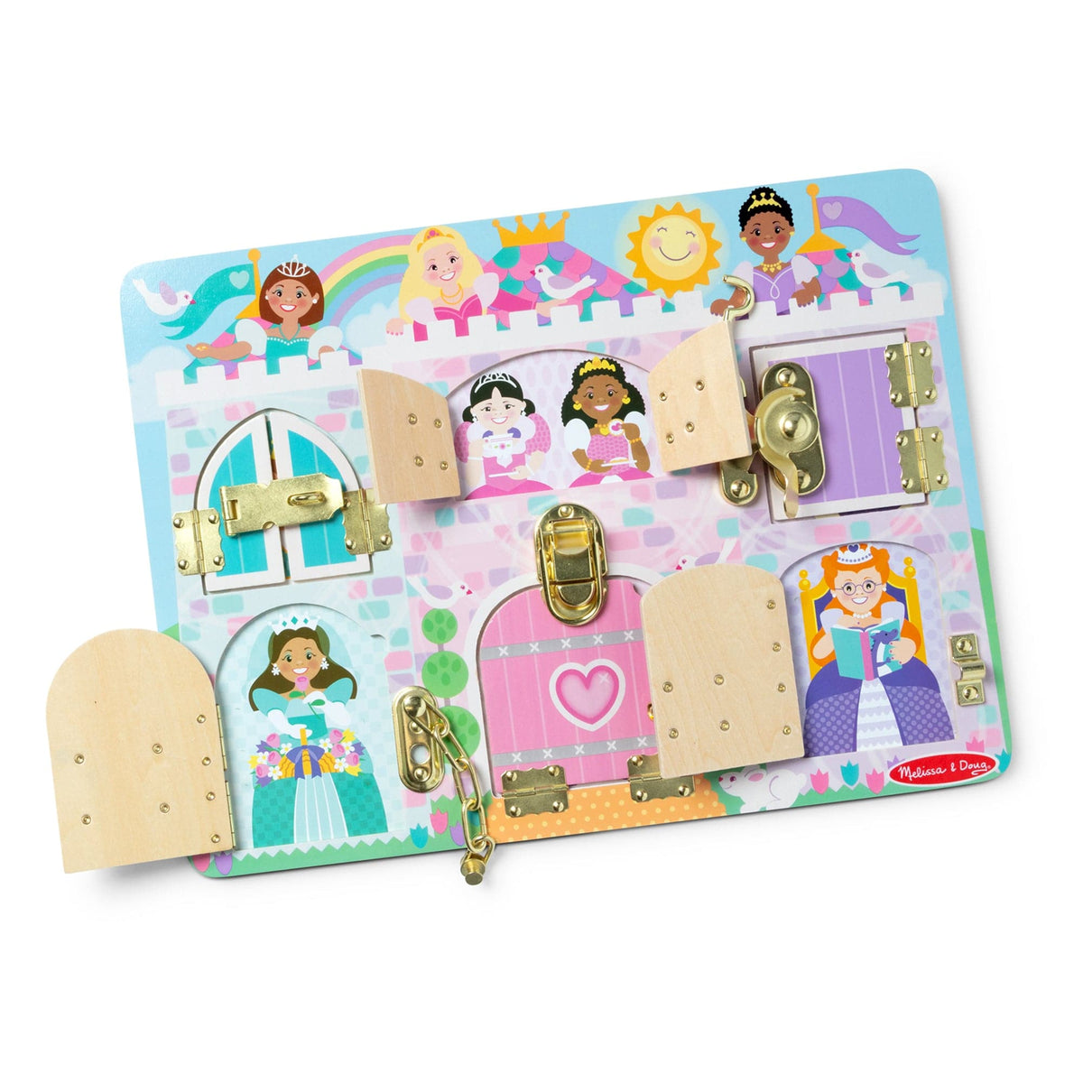 Melissa & Doug Princess Castle Latches Board - Little Miss Muffin Children & Home