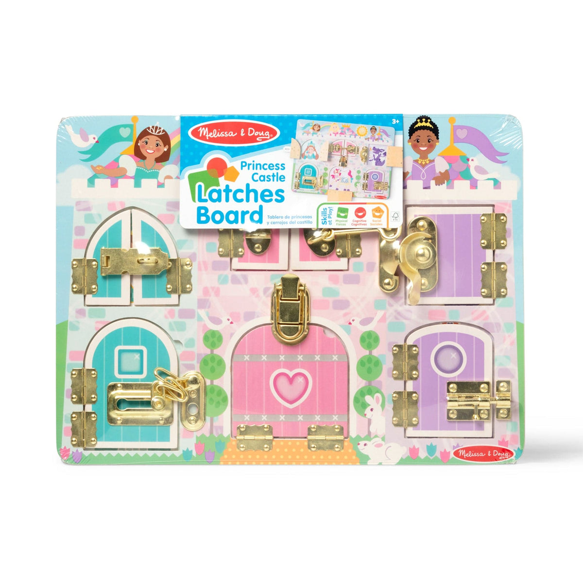 Melissa & Doug Princess Castle Latches Board - Little Miss Muffin Children & Home