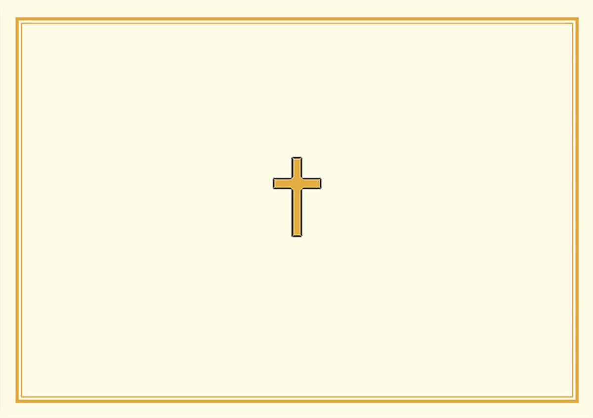 Peter Pauper Press Peter Pauper Press Gold Cross Note Cards - Little Miss Muffin Children & Home