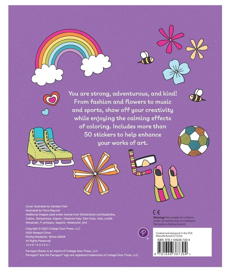 Cottage Door Press Cool Confident Me (An Inspiring Coloring Book for Girls) - Little Miss Muffin Children & Home