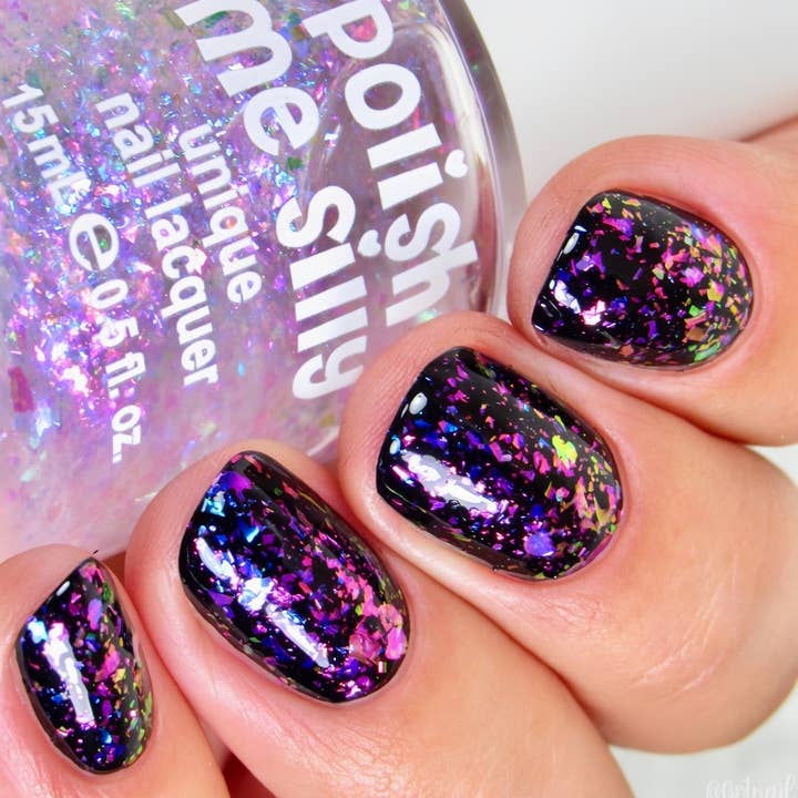 Polish Me Silly Glow Girl - Unicorn Glow Nail Polish - Little Miss Muffin Children & Home