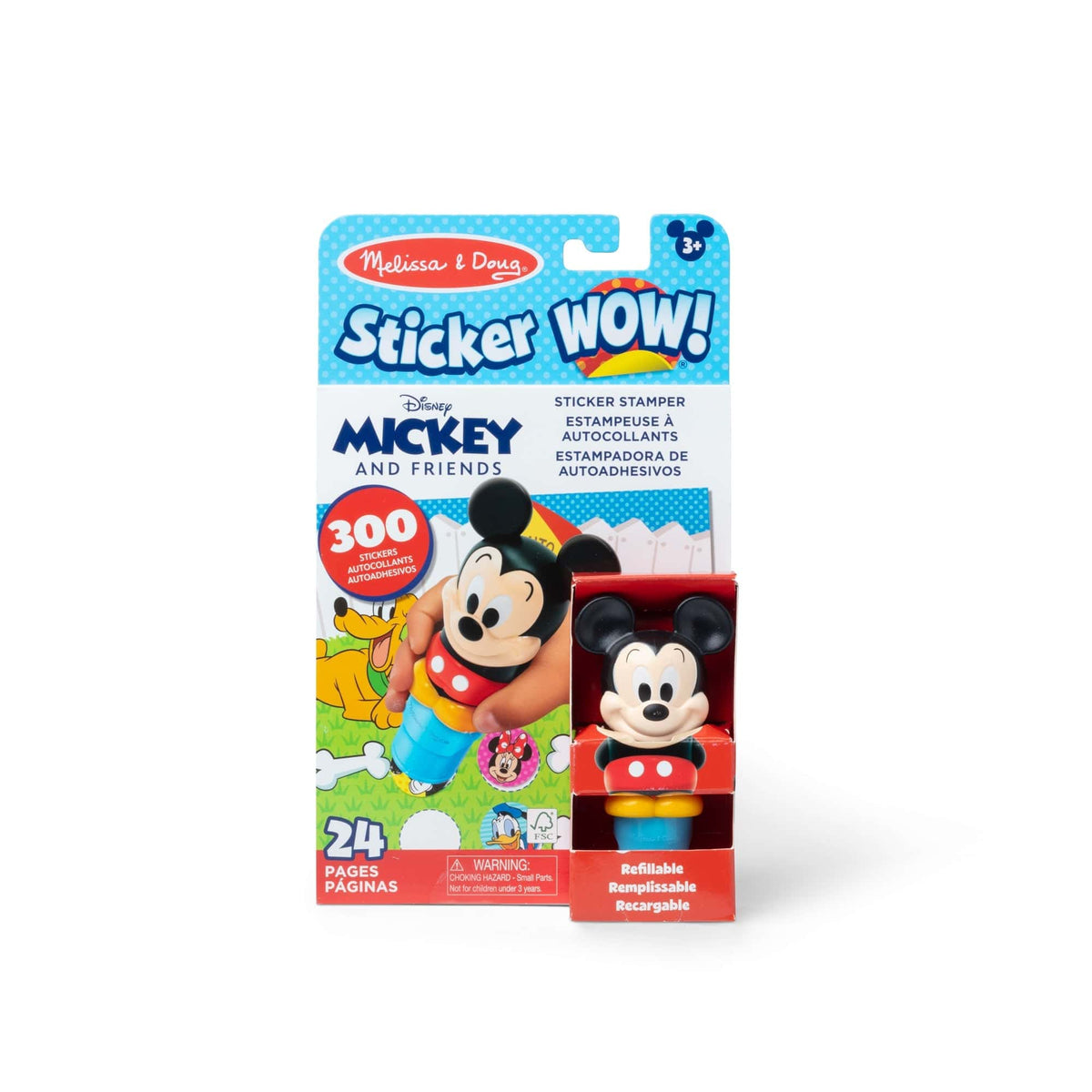 Melissa & Doug Melissa & Doug Sticker WOW! Mickey Activity Pad & Sticker Stamper - Little Miss Muffin Children & Home