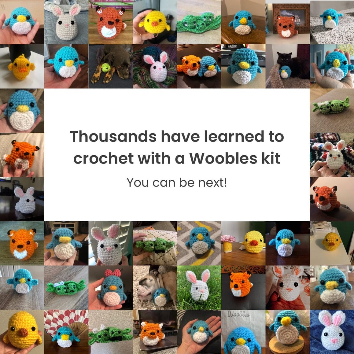 The Woobles The Woobles Kiki the Chick Beginner Crochet Kit - Little Miss Muffin Children & Home