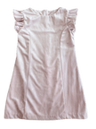Rose velvet shift dress 