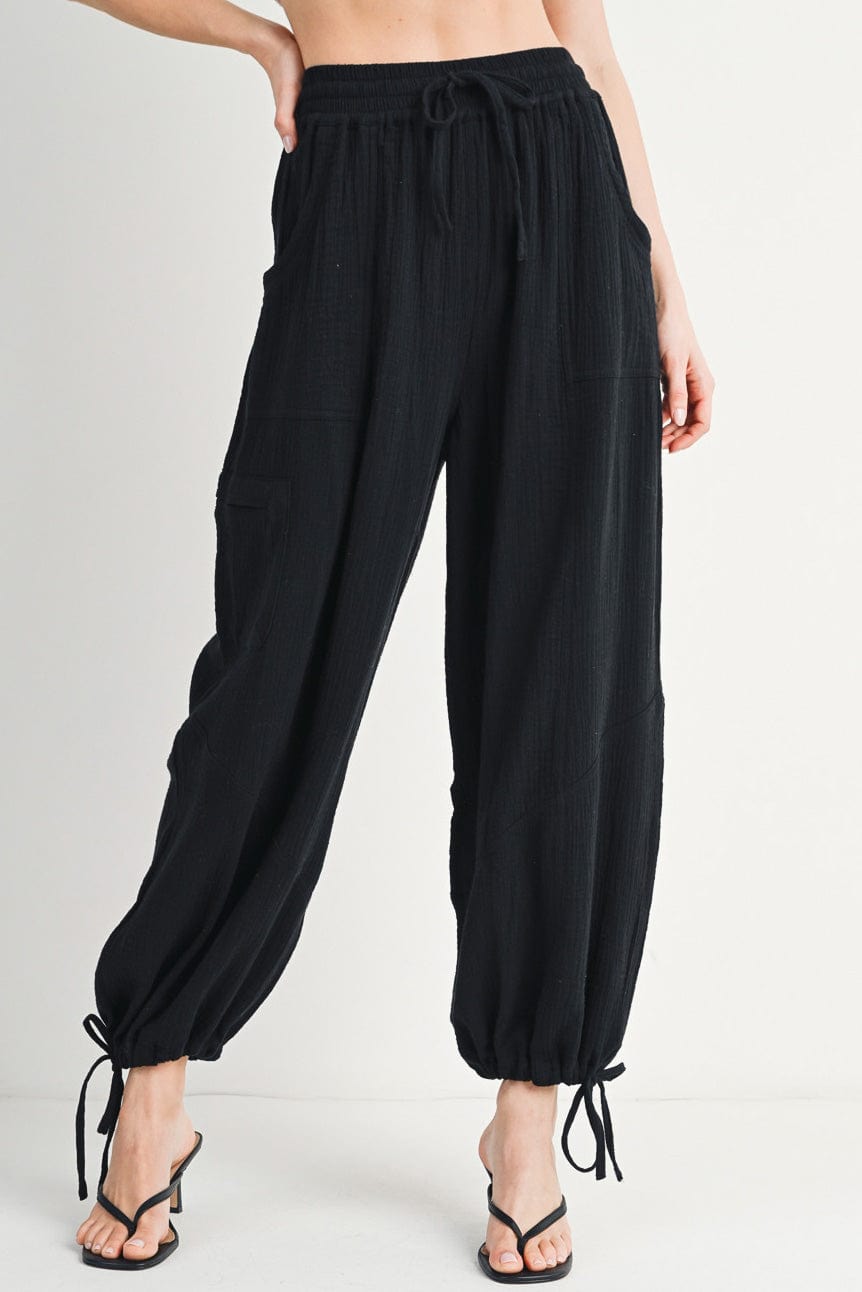Bluivy Bluivy Jogger Harem Drawstring Pants, Black - Little Miss Muffin Children & Home