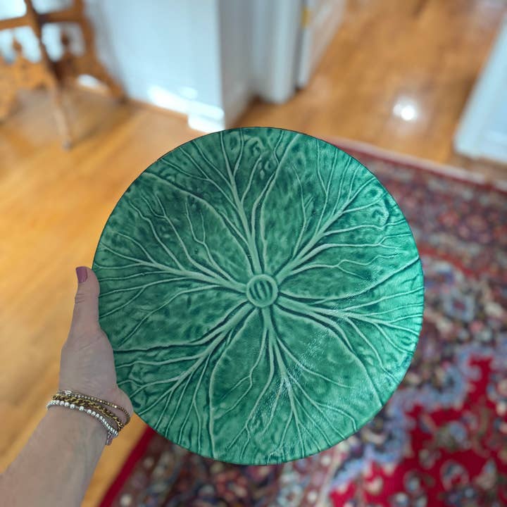 Home with Hillary Grandmillennial China Plate Cutting Board - Cabbage - Little Miss Muffin Children & Home