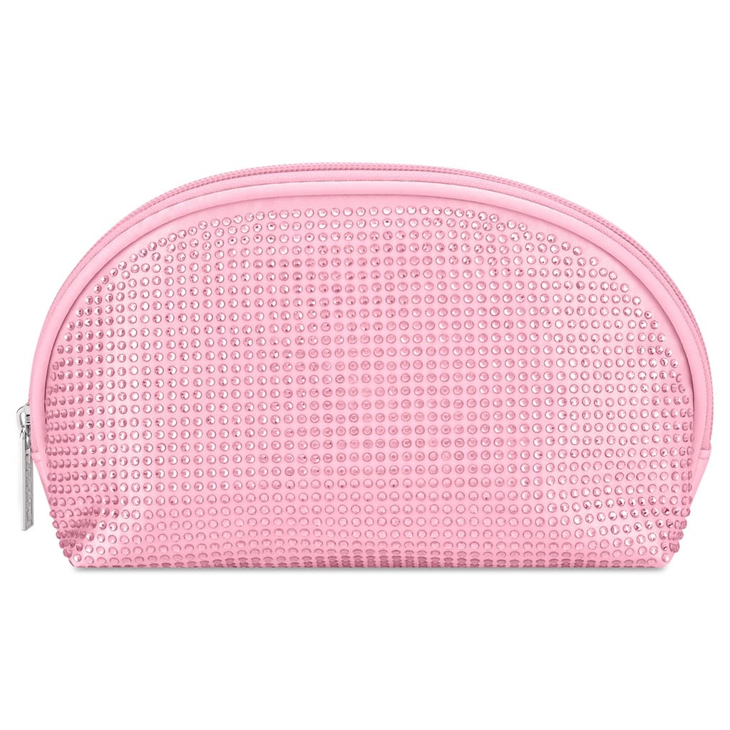 iScream Pink Rhinestone Oval Cosmetic Bag - Little Miss Muffin Children & Home