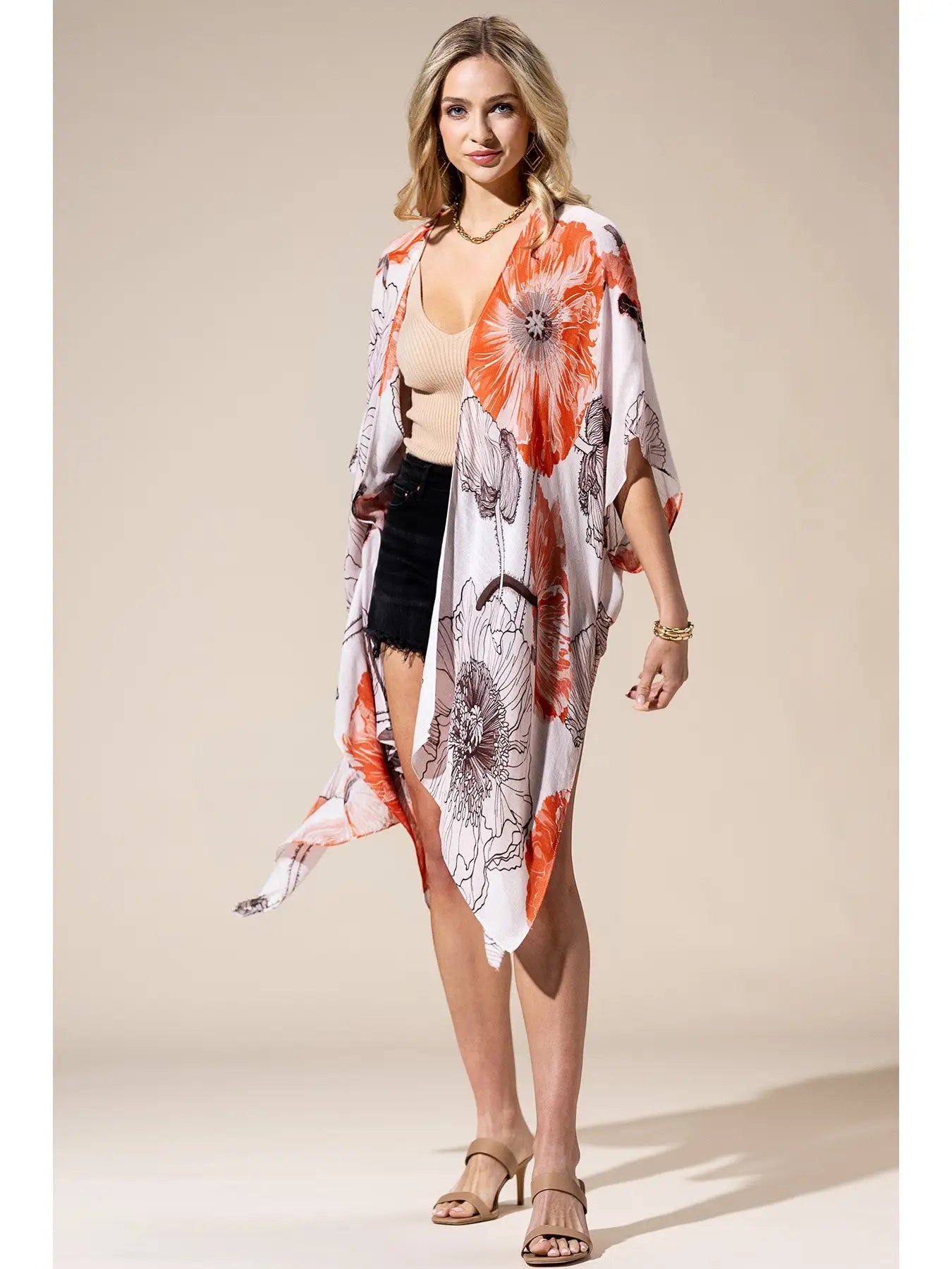 Shirley Viscose Kimono