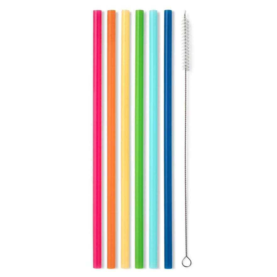 Swig Life Swig Life Rainbow Reusable Straw Set - Little Miss Muffin Children & Home