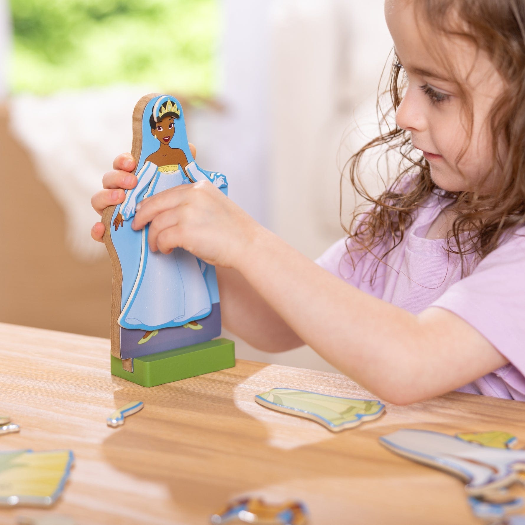 Melissa & Doug Disney Magnetic Dress Up Tiana - Little Miss Muffin Children & Home