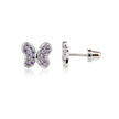 Cherished Moments Cherished Moments Sterling Silver Girls Butterfly Screw Back Earrings - Little Miss Muffin Children & Home