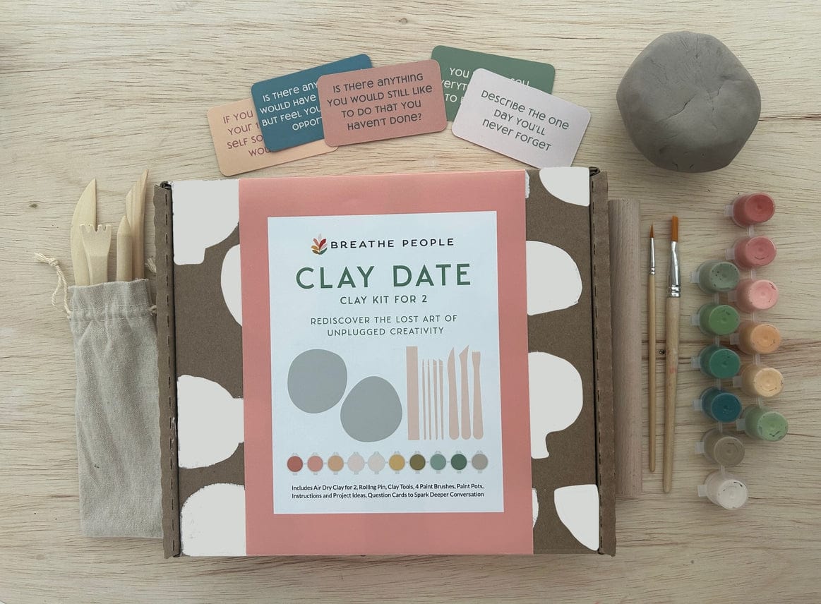 Breathe People Breathe People Deluxe Clay Date Activity Kit for Two - Little Miss Muffin Children & Home