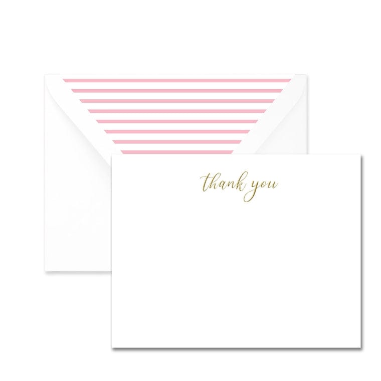 Leslie Store Leslie Store Thank You, Pink Note Set - Little Miss Muffin Children & Home