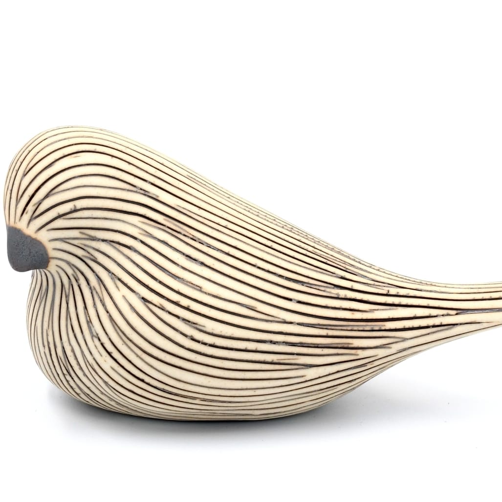 Art Floral Trading Mini Bird-Brown Porcelain Ceramic Sculpture Ornament - Little Miss Muffin Children & Home