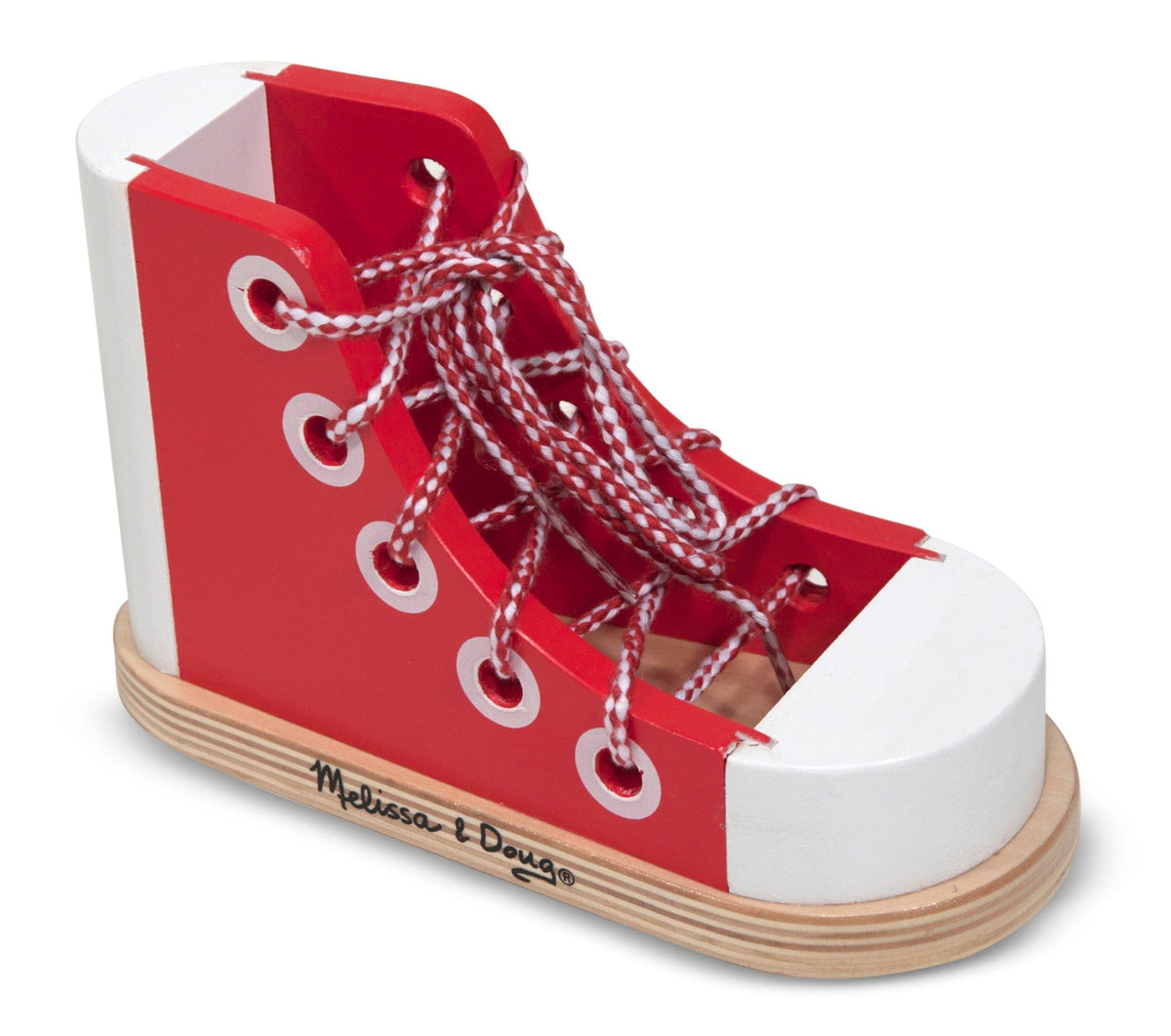 Melissa & Doug Melissa & Doug Wooden Lacing Shoe - Little Miss Muffin Children & Home