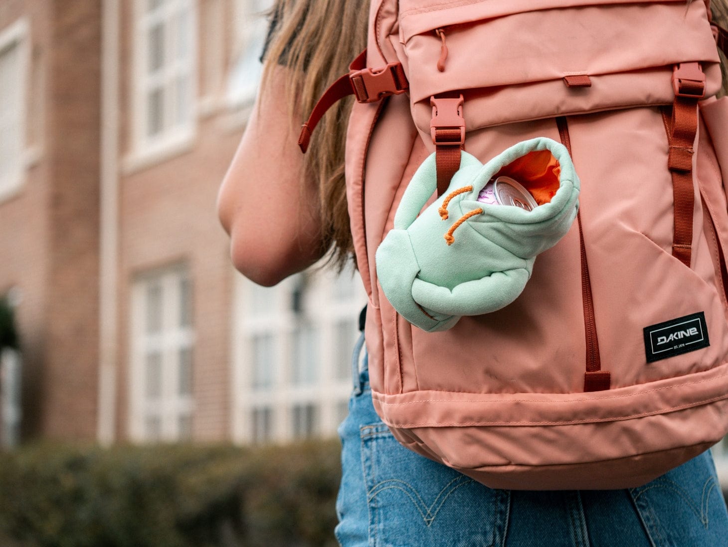 Puffin Drinkwear The Hoodie Insulated Beverage Cooler, Seafoam & Apricot - Little Miss Muffin Children & Home