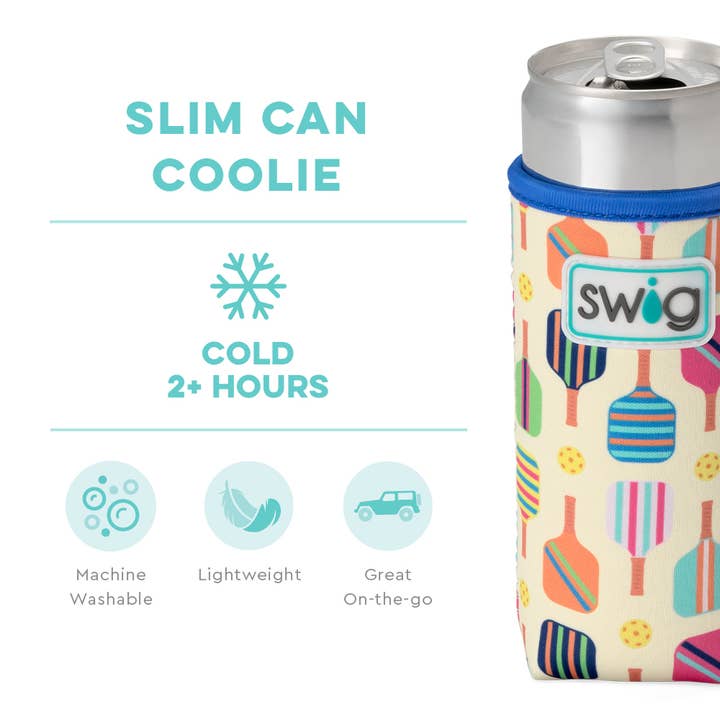 Swig Life Swig Life Pickleball Slim Can Coolie - Little Miss Muffin Children & Home