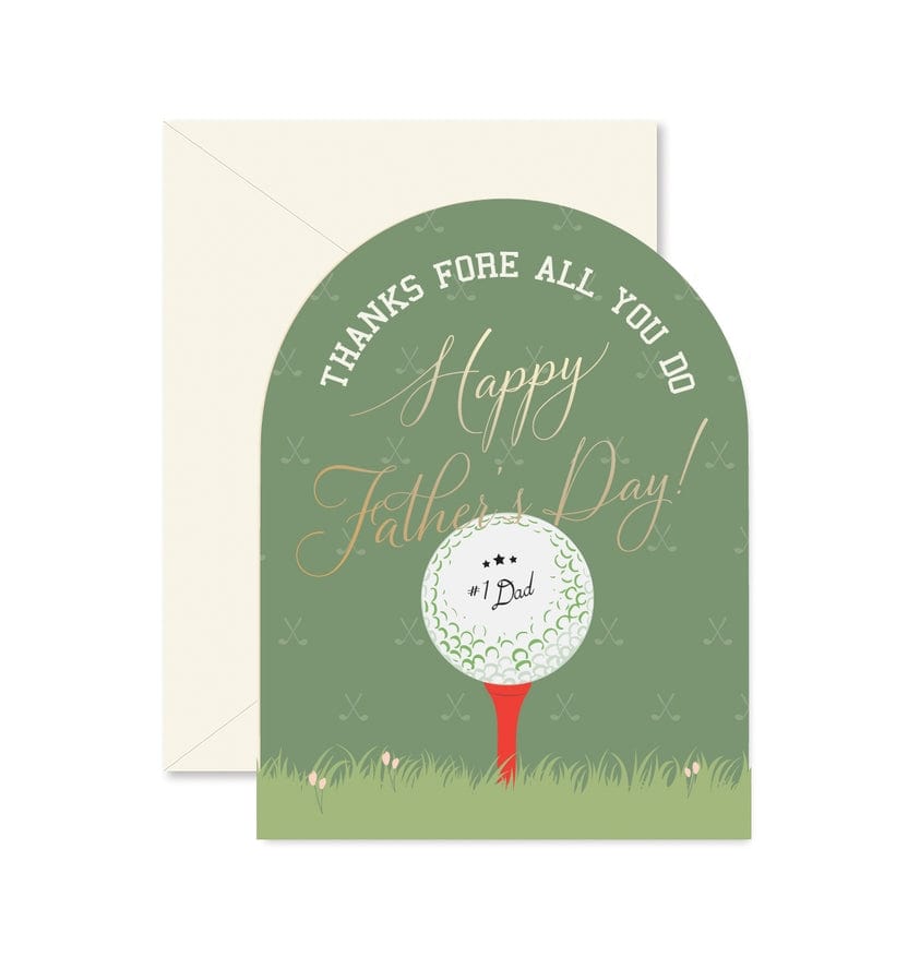 Ginger P Designs Fore Dad Father's Day Greeting Card - Little Miss Muffin Children & Home