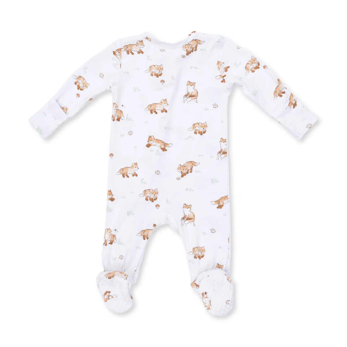 Angel Dear Little Explorer Fox 2 Way Zipper Footie - Little Miss Muffin Children & Home