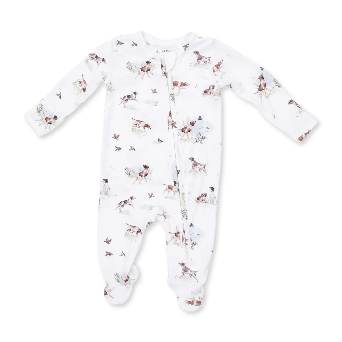 Angel Dear Pointer Pups and Duck Buddies 2 Way Zipper Footie - Little Miss Muffin Children & Home