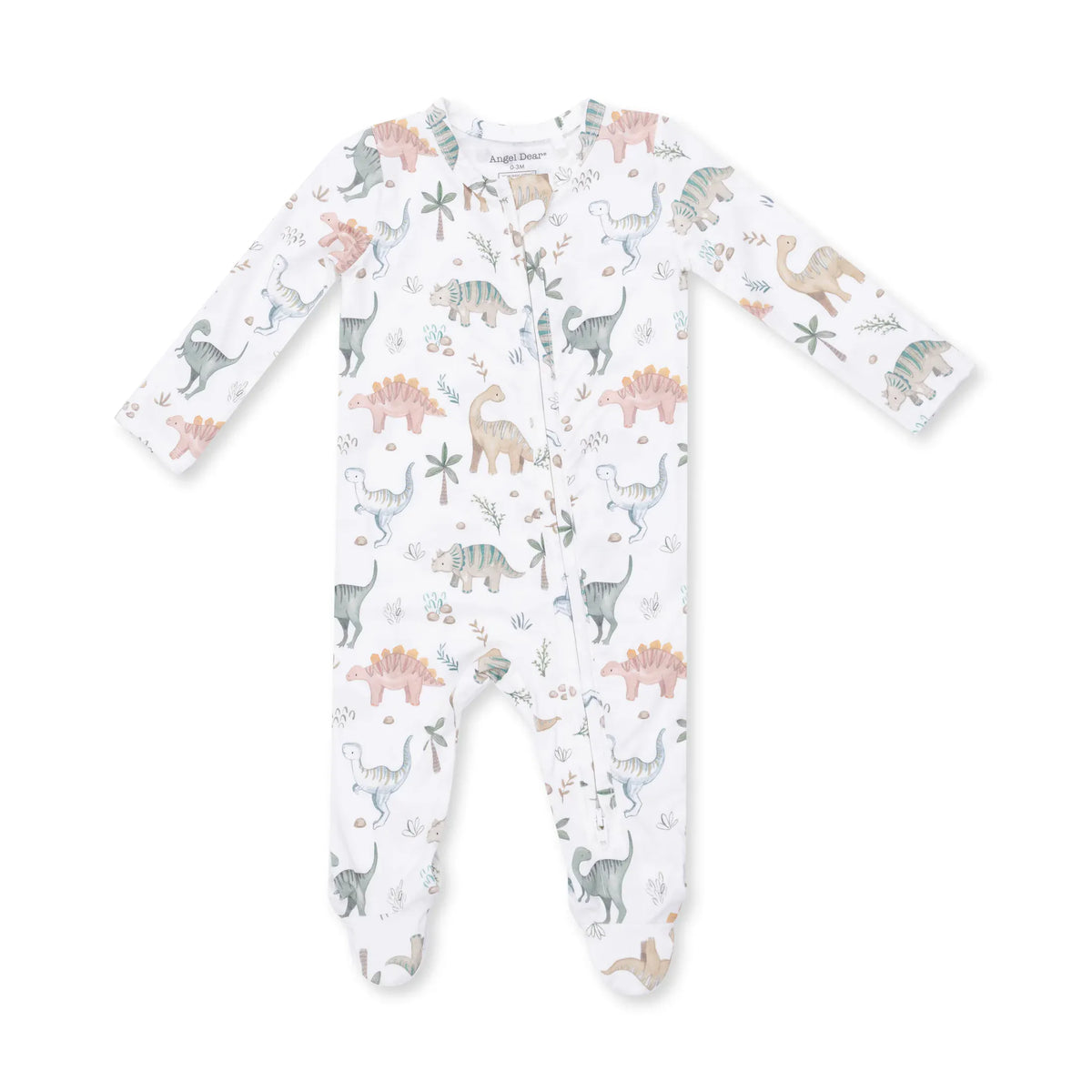 Angel Dear Sweet Baby Dinos 2 Way Zipper Footie - Little Miss Muffin Children & Home