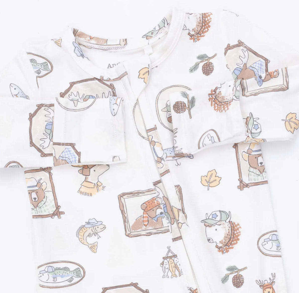 Angel Dear Woodson's Family Cabin 2 Way Zipper Footie - Little Miss Muffin Children & Home