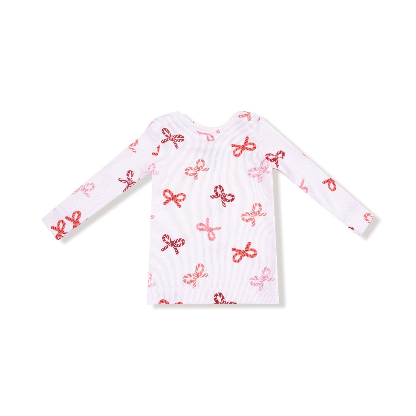 Angel Dear Candy Cane Bows Loungewear Set - Little Miss Muffin Children & Home