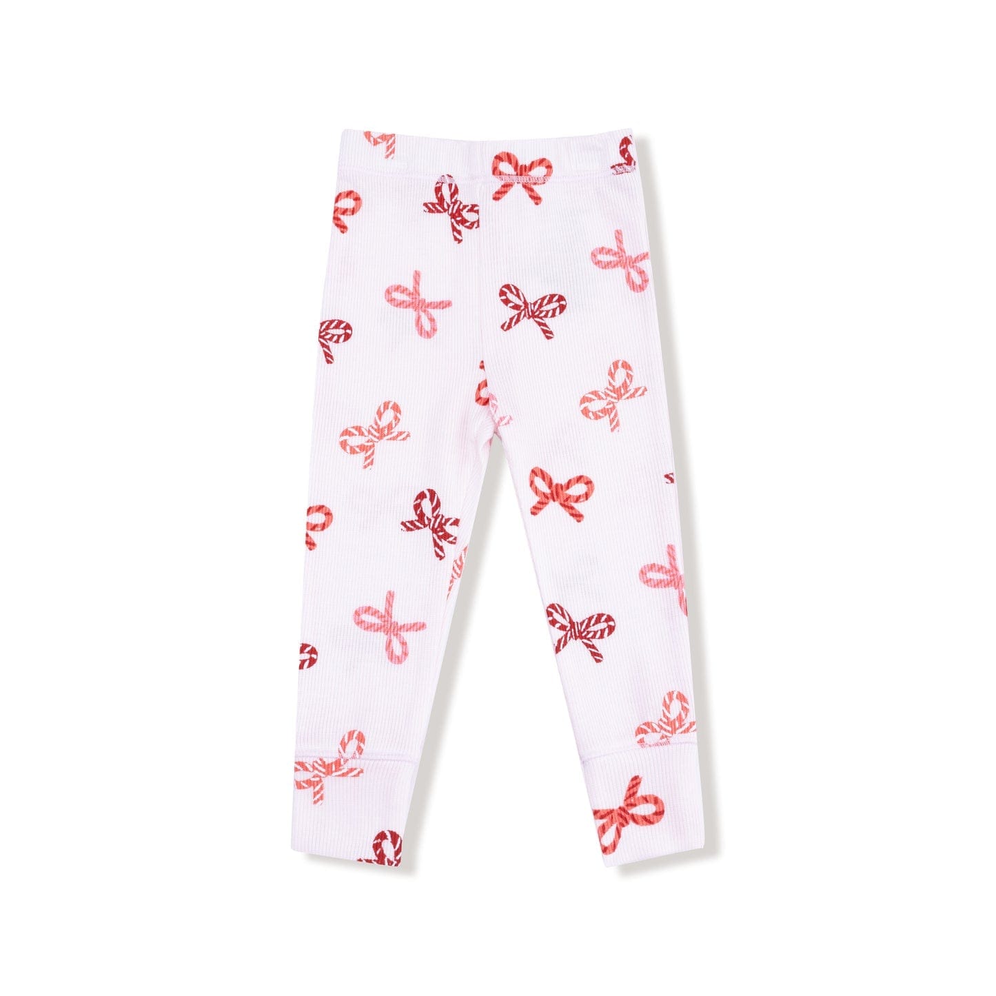 Angel Dear Candy Cane Bows Loungewear Set - Little Miss Muffin Children & Home