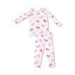 Angel Dear Candy Cane Bows Loungewear Set - Little Miss Muffin Children & Home