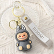 Auraquise Labubu 2nd Gen Silicone Cute Cartoon Charm Keychain, 6 Styles Available - Little Miss Muffin Children & Home
