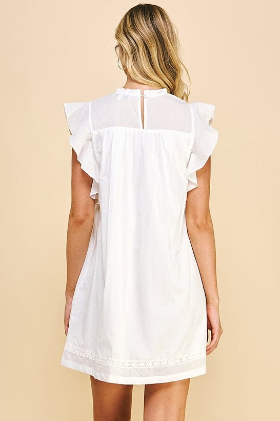 Pinch Pinch Flutter Sleeve Mini Dress - Little Miss Muffin Children & Home