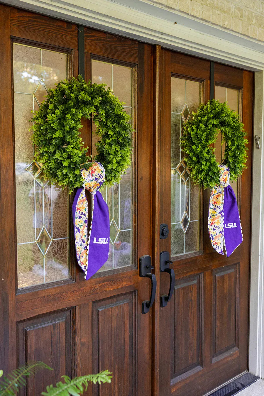 LSU Tigers Cotton Wreath Scarf