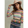 Ive Mardi Gras Stripe Stretch Mesh Top - Little Miss Muffin Children & Home