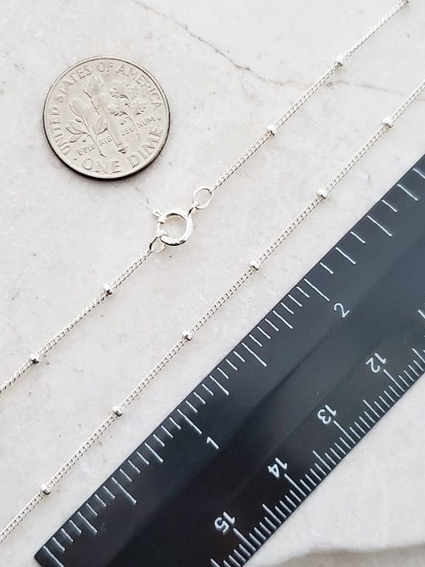 Sosie Designs Sosie Designs Sterling Silver  16" and 18" Satellite Beaded Chain Necklace - Little Miss Muffin Children & Home