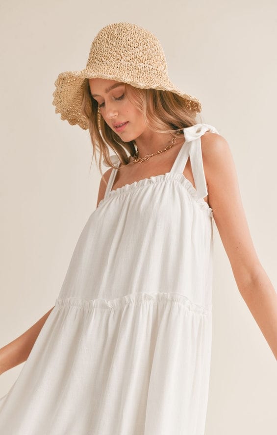 Sadie & Sage Sadie & Sage Sugarloaf Tiered Dress with Tie Straps - Little Miss Muffin Children & Home