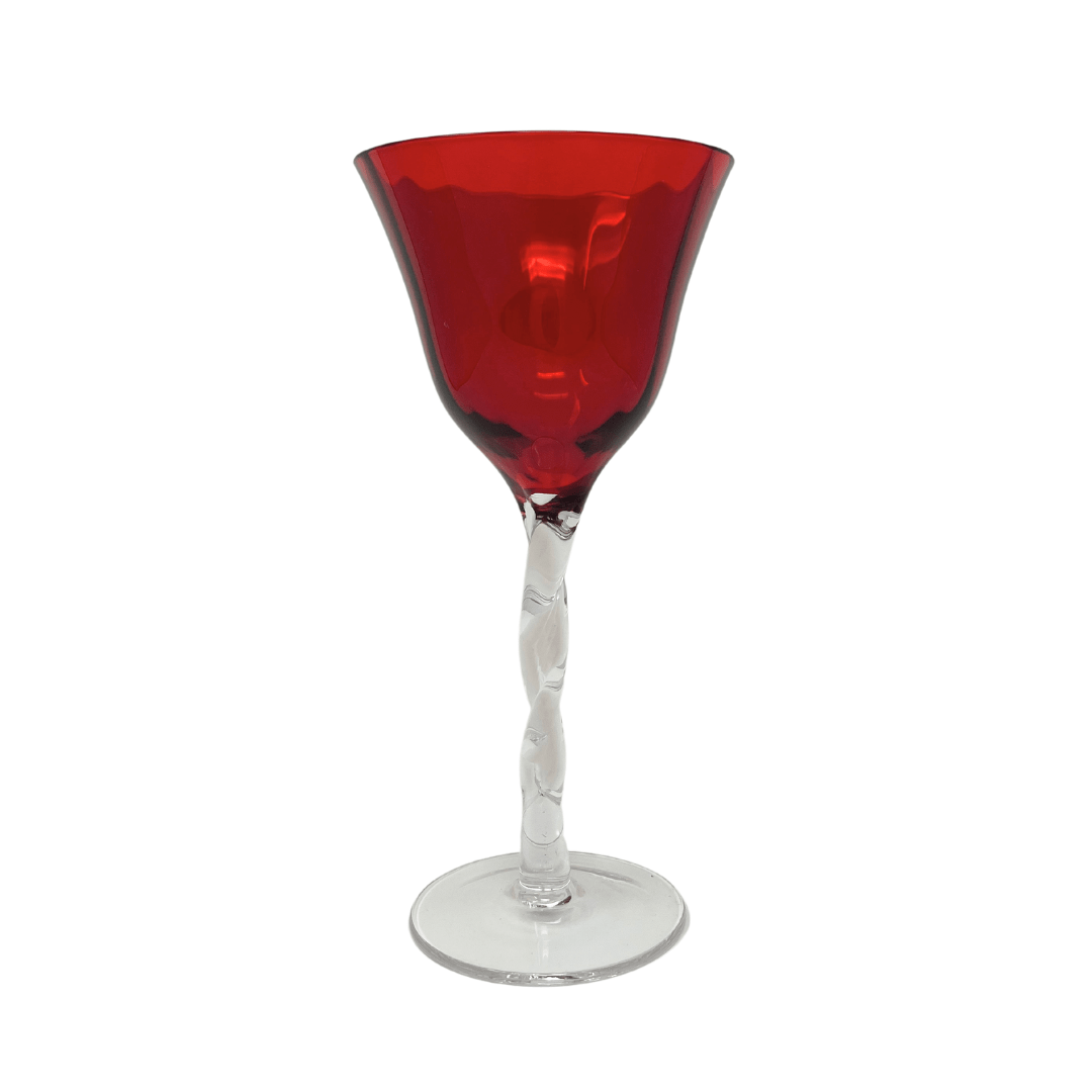 Abigail's Home Decor Abigail's Adriana Wine Glass, Red - Little Miss Muffin Children & Home