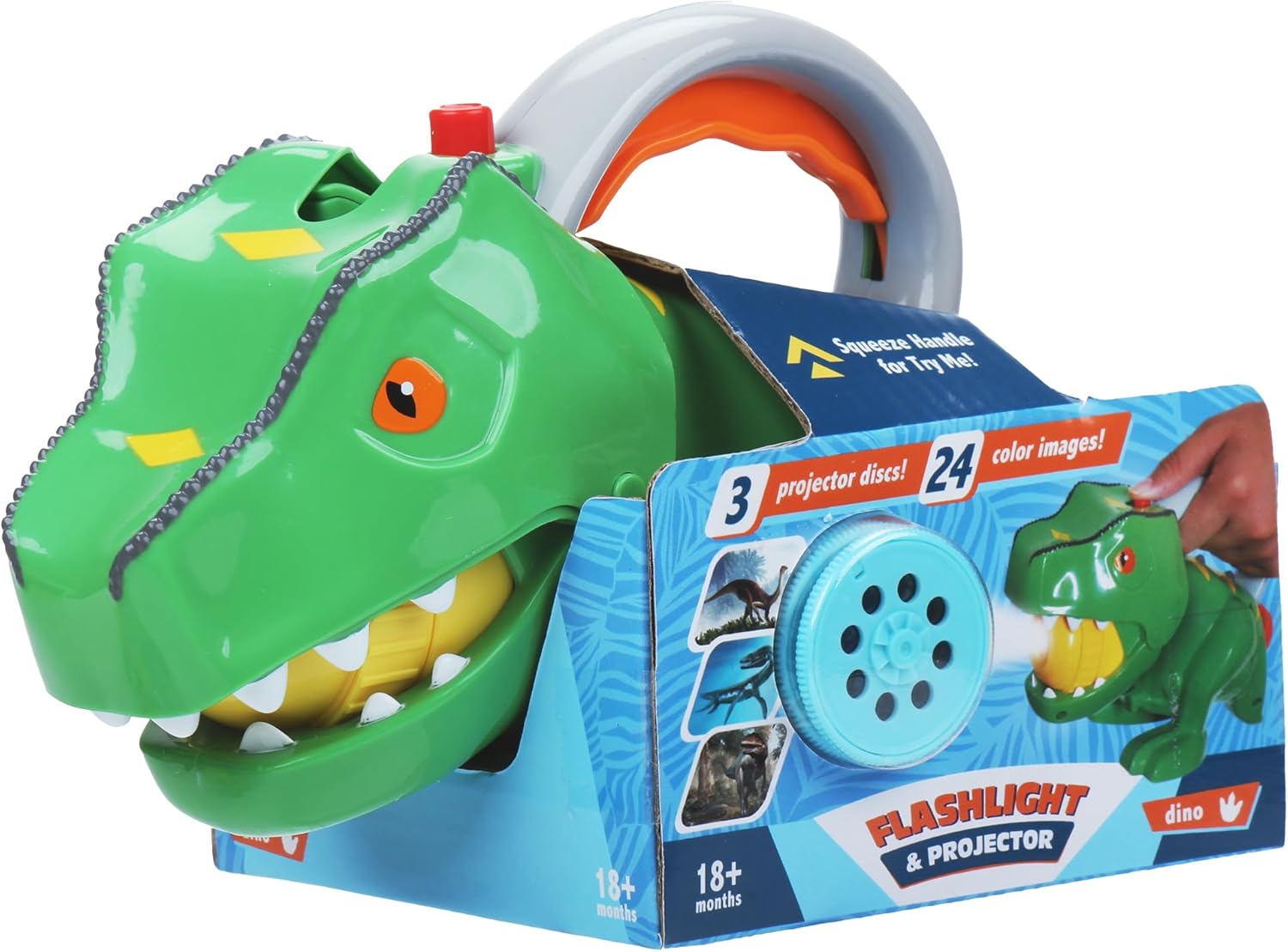 Kid Galaxy Kid Galaxy Flashlight & Projector - Dino - Little Miss Muffin Children & Home