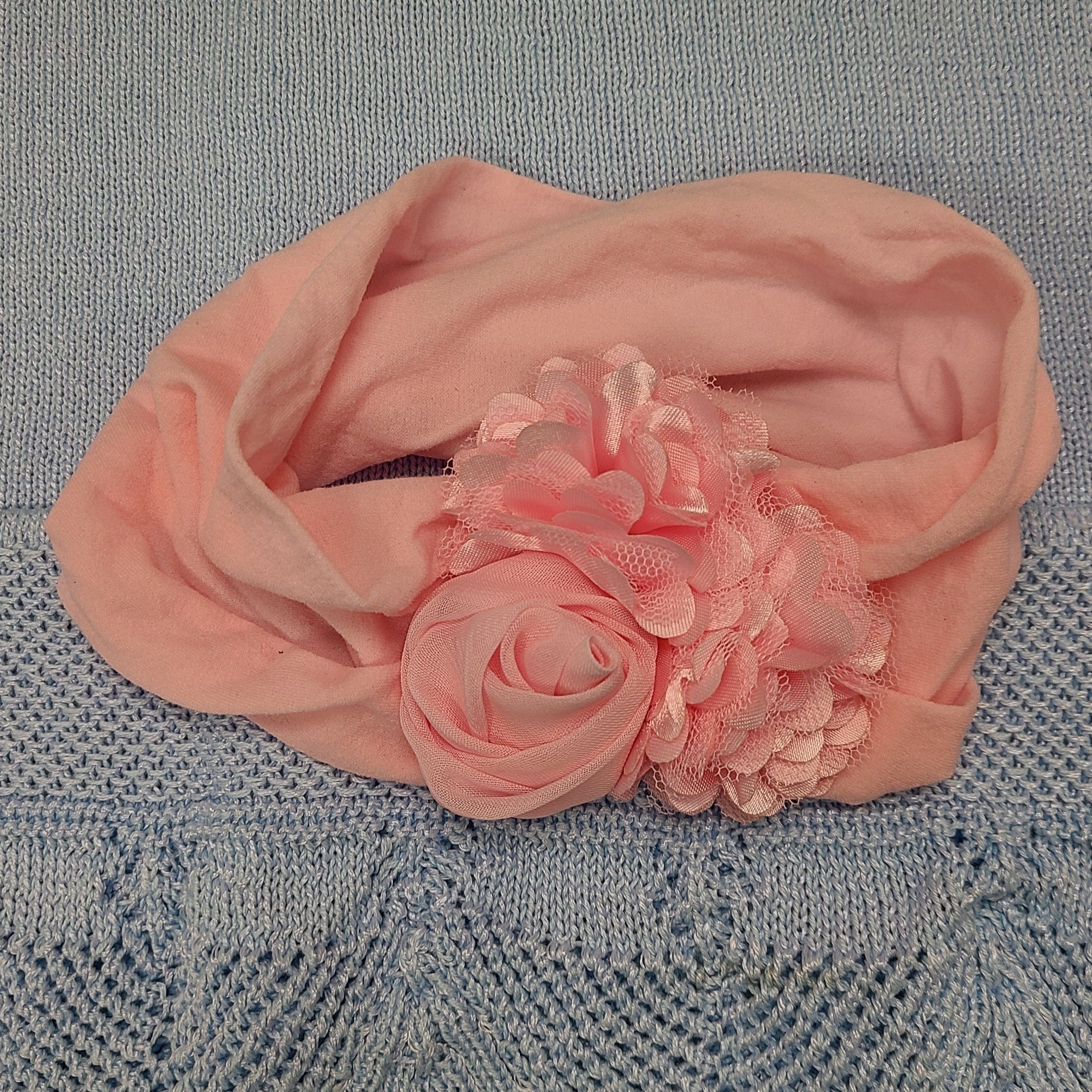 Bows Arts Bows Arts Floral Rosette Baby Headband - Little Miss Muffin Children & Home