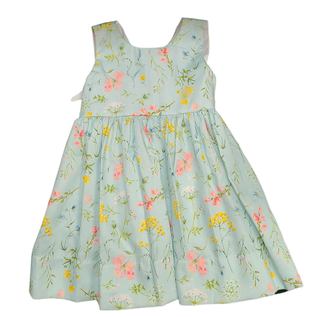 Lulu Bebe Lulu Bebe Sara Floral Knot Back Dress - Little Miss Muffin Children & Home