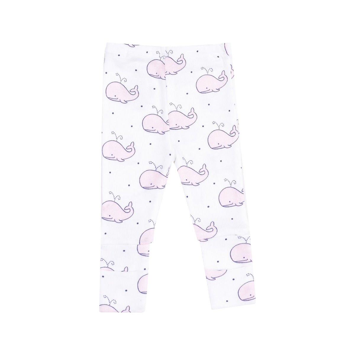 Angel Dear Angel Dear Bubbly Whale Pink Take Me Home Set With Roll Over Cuff Pant - Little Miss Muffin Children & Home