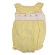 Lulu Bebe Lulu Bebe Nellie Snowball Smocked Sleeveless Ruffle Collar Bubble - Little Miss Muffin Children & Home