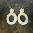 Carol Cassisa Carol Cassisa Beaux Arts Oval with Fleur Earrings - Little Miss Muffin Children & Home