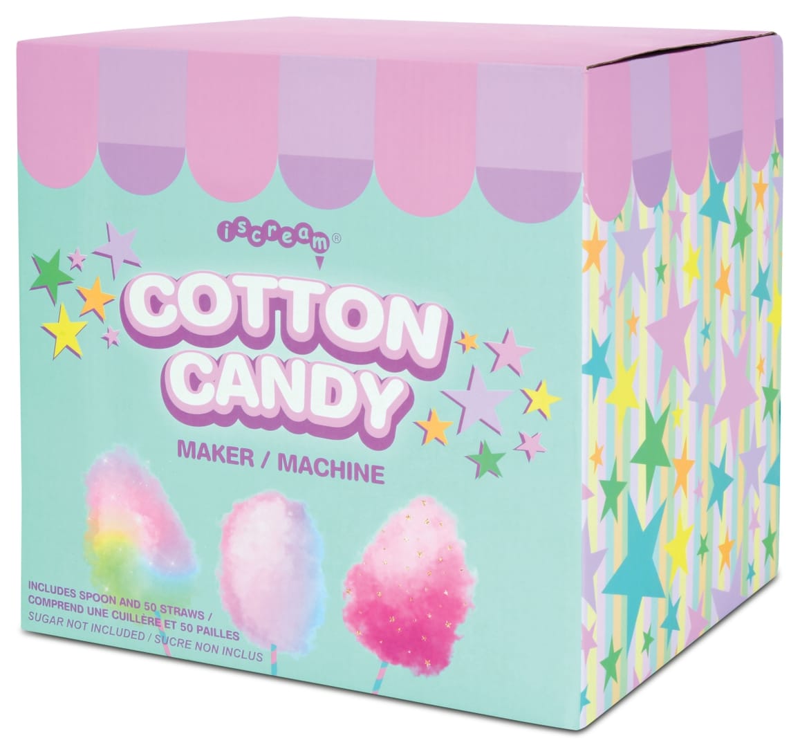 iScream Cotton Candy Maker with 50 Printed Straws - Little Miss Muffin Children & Home